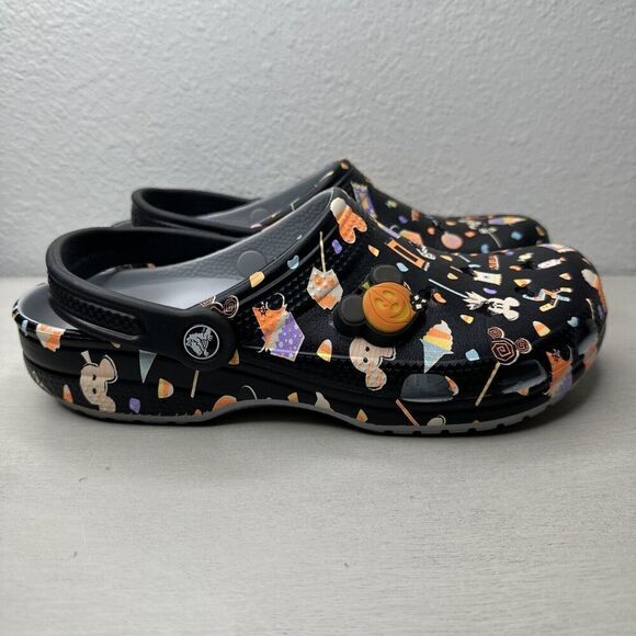 Disney Halloween 2020 Black Halloween Crocs - Picture 1 of 7